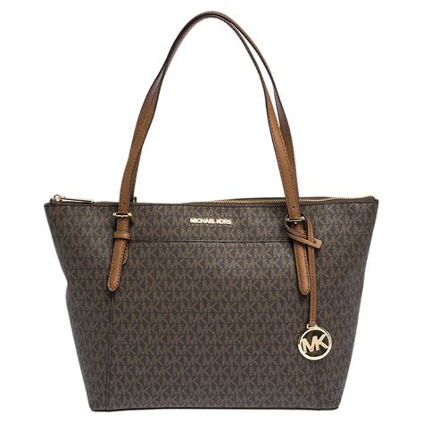 michael kors ciara tote brown|Women's Brown Totes .